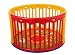 Dream On Me Circular Playard, Red/Yellow