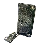 MZ-2　ZEPHYRメンズウォレット　クロスパイソン　黒