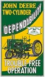 John Deere Dependability Porcelain Refrigerator Magnet