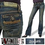 (タバニティーソージーンズ)TAVERNITI SO JEANS レディース ブーツカット デニムパンツ(ジーンズ) JANIS「36175066A」(23) 23 ANT1