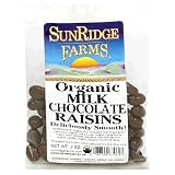 Sunridge Farms Organic Milk Chocolate Raisins, 2-Ounce Bags (Pack of 24)
