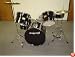 Bridgecraft 5 Pc Drum Set with Cymbals - Black