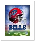 Buffalo Bills NFL Double Matted 8x10 Photograph Team Logo and Football Helmet Collage