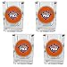 Phoenix Suns NBA 4pc Square Shot Glass Set