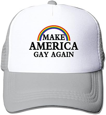 Men Make America Gay Again Funny Mesh Back Cap Baseball Caps