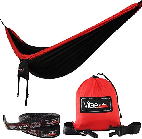 Vitae Explore DuoSwing Double Hammock with FREE Straps and Carabiners