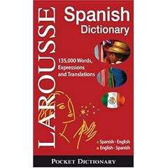 Larousse Pocket Dictionary: Spanish-English/ English-Spanish(Refer to ISBN10-2035420849