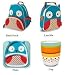 Skip Hop Backpack,Lunchie,Plate and Cup Set- Owl