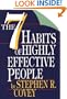 The Seven Habits of Highly Effective People: Restoring the Character Ethic (G K Hall Large Print Reference Collection)