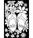 Velvet Poster 6 x9 - Flip Flops