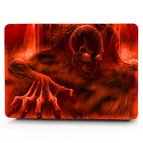 Skull Rubber Coated Soft Touch Plastic Hard Case for Macbook Air 11