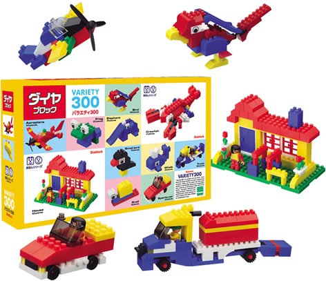 ダイヤブロック バラエティ300