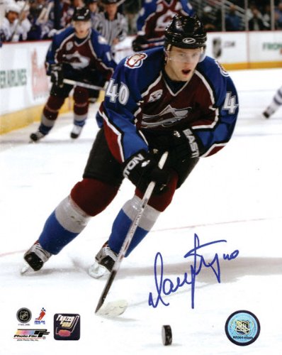 Buy Marek Svatos Colorado Avalanche Autographed 8x10 Photograph by Frozen Pond