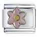 Flower Light Pink Italian Charm