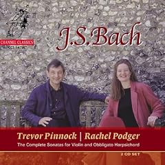 Bach: Complete Sonatas for Violin and Obbligato Harpsichord /Podger � Pinnock