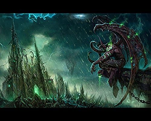 Superb Poster Square World of Warcraft WOW Illidan Wall Poster 1 Print Art Decoration