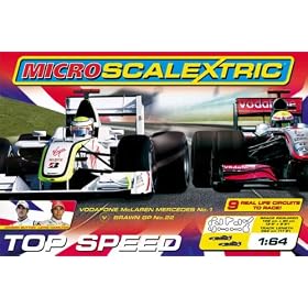 Micro Scalextric 1:64 Scale Top Speed Race Set