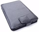 Georj and Co. Top Grain Genuine Leather Kindle Cover for 3rd Generation Model - Black