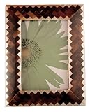 IMAGE OF Black Maroon and Mother of Pearl Picture Frame 3x5