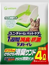 ユニチャーム1週間消臭・抗菌デオトイレ取替え専用さらさら消臭サンド4L