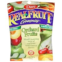 Real Fruit Gummies Fruit Snacks, Orchard Fruits, 6.4-Ounce Bags (Pack of 12)
