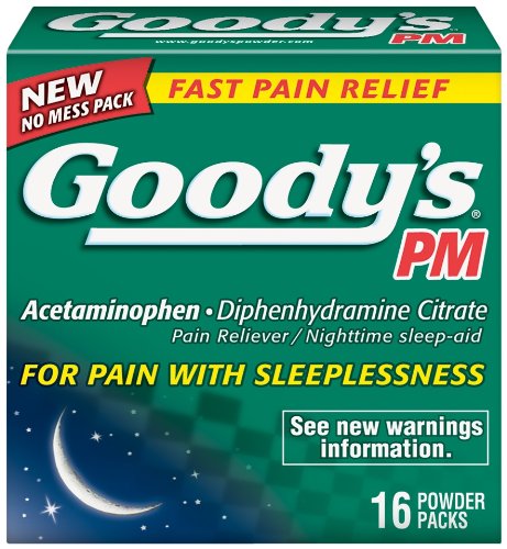 Goody's PM Powder, 16-Count (Pack of 3)