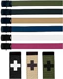 Military Color Web Belts with Black Buckle up to 64 / Military Belt / Uniform Belt