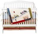 Sumersault Teddy Trucks 4 pc Crib Set
