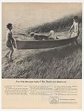 1967 Shirtless Boys Carrying Boat Aluminum Association Print Ad