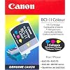 Canon BCI-11C - Cartouche d'encre d'origine - 3 Jaune, cyan, magenta - 0958A002
