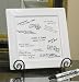 Cathy's Concepts S1474 Signature Decorative Platter, Pen & Easel Set