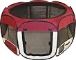 Best Pet Folding Play Pen - M - Burgundy Best Pet Folding Play Pen - M - Burgundy