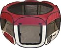 Pet Travel, Indoor or Outdoor Dog Cat Play Yard / Tent *Burgundy* *Medium*