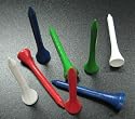 GOGO Golf 2 1/8 inch (5.4cm) Wooden Tees (Price/50 pcs), Golf Accessories