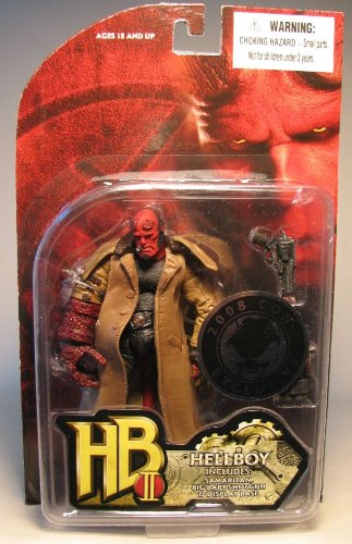 Mezco Toyz Hellboy 2 Golden Army 2008 SDCC San Diego Comic Con Exclusive 3 3/4 Inch Action Figure Hellboy