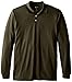 Haggar Men's Big & Tall Long-Sleeve Textured Polo