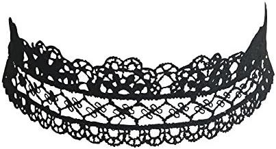 Gorgeous Black Lace Choker by Malibu Sundry - Classic and Sexy Style