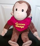 Applause Curious George 15" Large Classic Plush Toy Figure