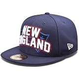NFL Unisex Adult New England Patriots Draft 5950 Cap (Blue, 7 3/8)
