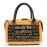 Nicole Lee Audriana Handbag Sequins Painted Letters Style