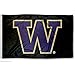 Washington Huskies Blackout 3x5 Flag