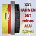 6,20m Alu Fahnenstange, Deutschlandflagge, Fahne zur Fussball WM 2010 NEU