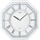 SEIKO CLOCK (セイコークロック) 掛け時計 セイコー ソーラープラス 電波時計 ガラス枠 SF503W