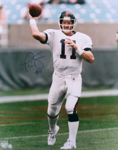Phil Simms Autographed Photograph - New York Giants Signed 8x10 Picture - Passing