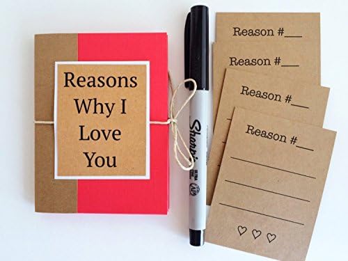 Reasons Why I Love You Pocket Book, Mini book, Anniversary Gift, Boyfriend Gift, Husband Card, Valentines Day Gift, Gift For Wife, Card For Wife,