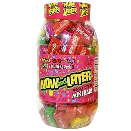 Now and Later Candies Tub 192 ct.