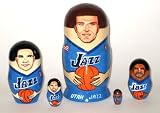 Utah Jazz * NBA Basketball * or Any Team your choice * Russian Nesting doll 5 pcs / 6-7 in * nba.UT.Jazz