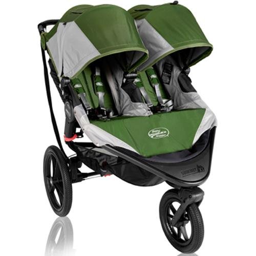 Baby Jogger Summit X3 Double Stroller, Green picture