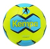 Kempa Valeo Lite Profile Softball - Ballon de handball - Lime/Cyan/Noir - 0