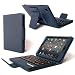 Poetic KeyBook Removable Bluetooth Keyboard Case for iPad Mini Navy Blue(Support Auto Sleep/Wake Function)(3 Year Manufacturer Warranty From Poetic)